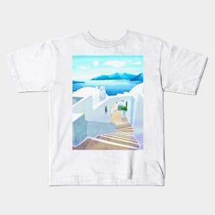 Santorini A Kids T-Shirt